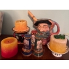 Image 1 : Decorative Ceramic Toby Jug w/ Aromatherapy Candles & Lighthouse Ornaments 