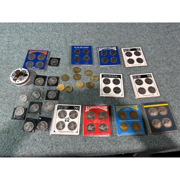 Collectable Silver Plated Klondike Coins 