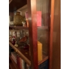 Image 3 : Vintage Bookshelf Only CONTENTS NOT INCLUDED - Also Includes Glass Panels 39x85