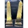 Image 1 : Brass Egyptian Obelisk - Set of 2 