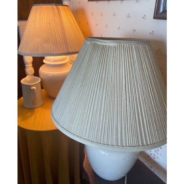 Ceramic Lamp Pair