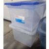 Image 3 : Utility Items Including Storage Bins, Aluminum Step Stool, and Folding Chair