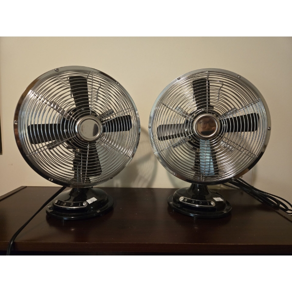 Retro Desk Fan Collection 12 T, 10 W