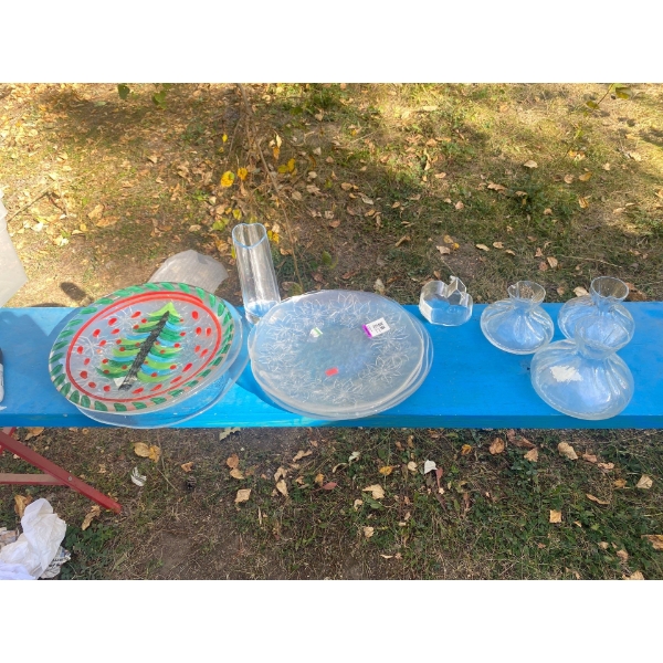 Glass Serving Plates