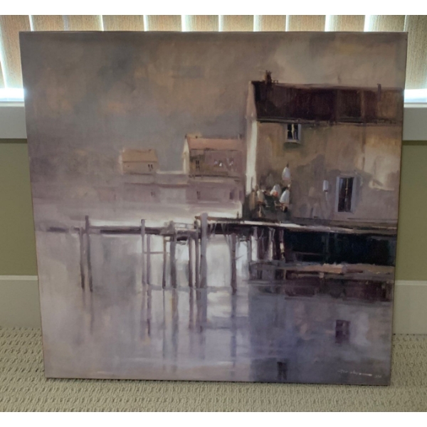 'New England Mood' by Ted Goerschner 30x30 Oil On Canvas