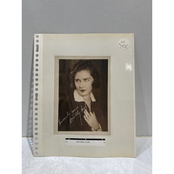 Dorothy Gish Autograph