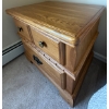 Image 3 : Oak Bed Side Table 25x18x24 (2)