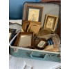 Image 2 : Collection Of Frames In A Variety Of Sizes With Retro Blue Luggage