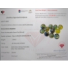 Image 3 : 7.84 ct Certified Kashmir Green Sapphire Gemstone Parcel ($9,408 Appraisal)