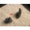 Image 1 : Wolf Original Soapstone Carvings Seal and Pup (2)
