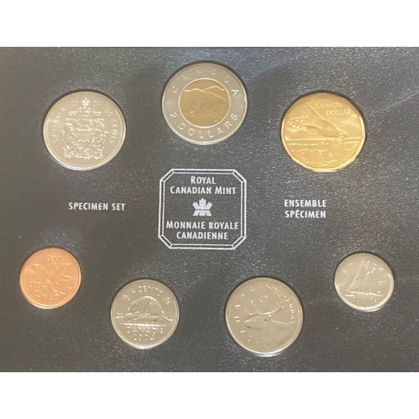 2002 Canadian Specimen Set 