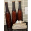 Image 4 : Vinyard Variety Pack - Decorative Stonewear Pottery Stemware Aerator Vino Travel Kit Hole In One Sou