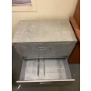 Image 3 : Two-Drawer Metal Filing Cabinet with Locking Mechanism