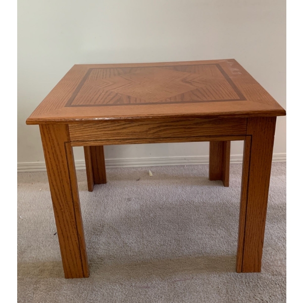 Cedar Tan End Table 24x22