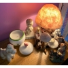 Image 3 : Whimsical Mushroom Lamp 9T w/ Assorted Decorative Collectables 
