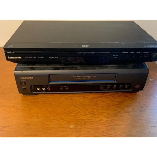 Panasonic DVD Player and VCR with Remote