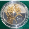Image 2 : 2003 50-Cent 22K Gold Plated Golden Daffodil Coin 92.5% Silver 9.3 Grams