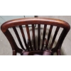 Image 6 : Solid Mahogany Rocking Chair with Spindle Backrest