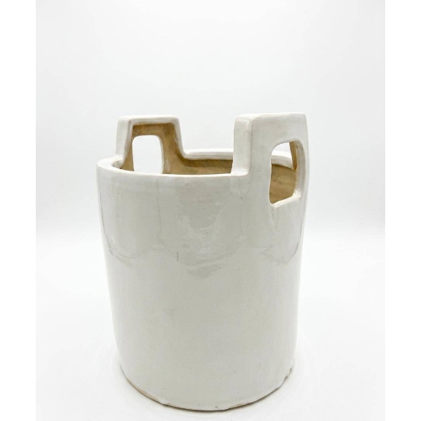 Ceramic Vessel, 13 Inches Height