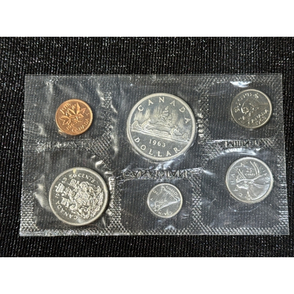 1963 Canadian Silver Uncirculated Coin Set