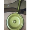 Image 3 : Green 4 String Banjo w/ Case (Broken String as Shown)