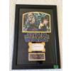 Image 1 : Limited Edition 6/10 Star Wars Movie  Strands Of Fur From The Original Chew Bacca Suit Framed 
