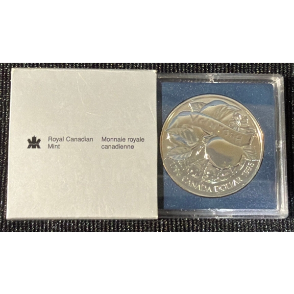  1996 Canada One Dollar Proof Sterling Silver Coin 25.175 Grams