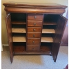 Image 1 : Wooden Dresser with 2 Side Cupboards and 3 Drawers (55"T, 50"W, 18"D)