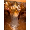 Image 3 : Fenton Diamond Point Columns Swung Vase 12" & Boy With His Dog Hummel Music Box