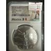 Image 1 : 2017 Mo Mexico 1 Onza Silver Early Release NGC MS70