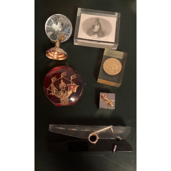 Resin Art - Mini Globe Ship Coins & More