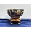 Image 5 : Handpainted Bowl and Urn with Wooden Stands