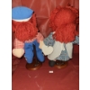 Image 2 : Raggedy Anne & Raggedy Andy Dolls 12T