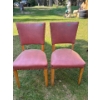 Image 1 : 2 Retro Kitchen Chairs W17" H 33"