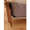 Image 5 : Double Bed with Wooden Headboard Featuring Integrated Storage