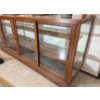 Image 2 : Victorian Massive Oak Display Case - 95L x 26W x 42T Broken Glass On Top - Contents Not Included