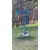 Image 1 : Outdoor Wind Mill 6" Tall w/ Garden Planter 