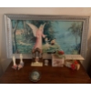 Image 1 : Religious Decor Collection 32x18 Angel Art Square Candle & More