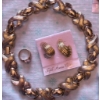 Image 2 : Fifth Avenue Collection Jewelry Set with Necklace, Earrings, and Ring