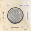 Image 1 : 1946 MS63 UNC Canadian Quarter 80% Silver