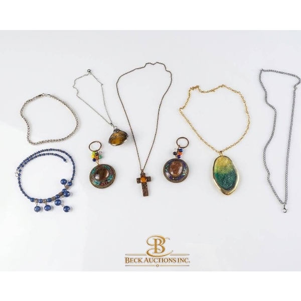 Costume Jewelry Including Necklaces and Keychains