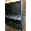 Image 4 : TV Stand w/ Glass Front Cabinet and Side Storage Shelves for DVD's/ CD's/ Games 28 W, 16 D, 29 T