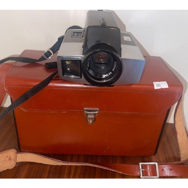 Vintage Kodak Ektar XL-33 9mm w/ Travel Case