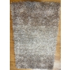 Image 3 : 2 Coffee Themed Accent Chairs w/ Contemporary Shag Rug & Reversable Woven Wool Tasselled Rug 