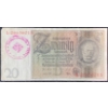 Image 2 : 1929 German 20 Reichsmark Banknote Stamped Gros Rosen Concentration Camp