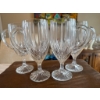 Image 3 : Crystal Serving Set with Heavy Cups and Handles, Various Dishware Pieces