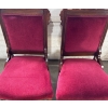Image 2 : Antique Eastbrooke Crushed Velvet Parlor Side Chairs (2) 16x18x28