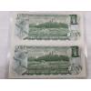 Image 7 : 3 uncut 1:2 Canadian 1973 $1.00 Bills Prefix: EAX BAX BFD