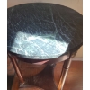 Image 3 : Plant Stand 11.5", 32.5 T, Table 18", 25.5 T,  Palm 12 W, 10 D, 28 T, 3 Shelf 15 W, 10 D, 29 T