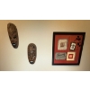 Image 3 : Bathroom Display Shelf w/Candles, Native Art Print, Wall Masks & Room Spray
